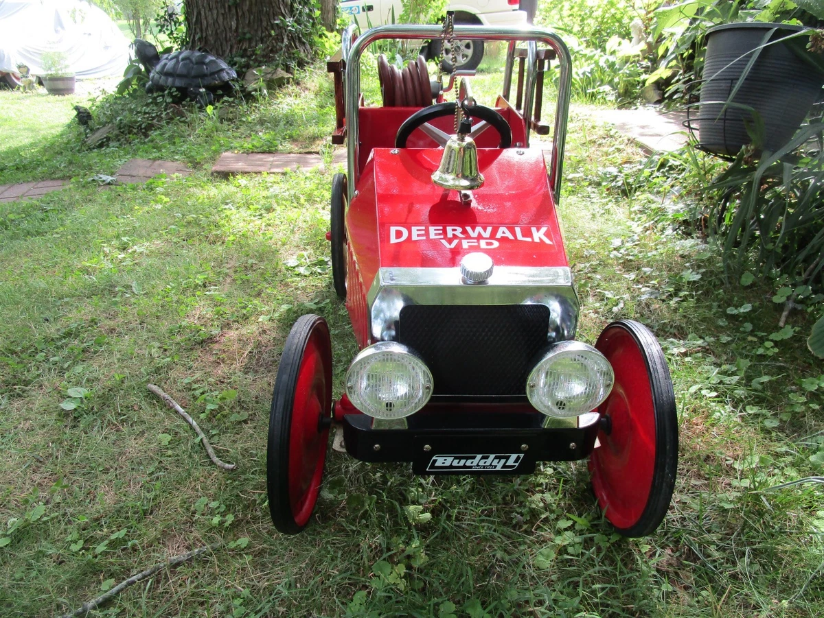 Buddy l fire truck pedal car 2025