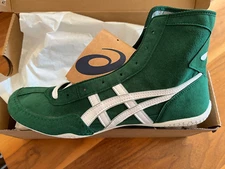 ASICS Wrestling Shoes 1083A001 Green x white Successor to ASICS EX-EO