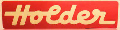 Holder Schild für Holder E10 ED2 B10 A10( 118561)