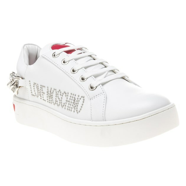 love moschino sneakers white