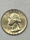1964-D Washington Quarter - 90% Silver - AU/BU