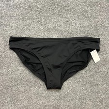 Nike Women's Swim Bottoms Bikini Brief Black Size Large NESSF387 NWT