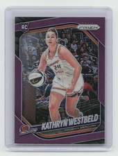 2025 Panini Prizm WNBA #29 Kathryn Westbeld Purple Prizms #/149 Rookie