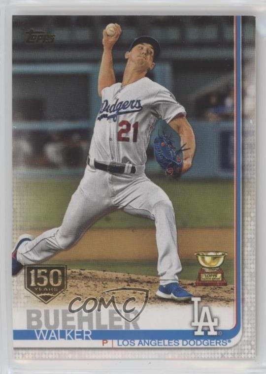 2019 Topps 150th Anniversary Walker Buehler #445 ex0