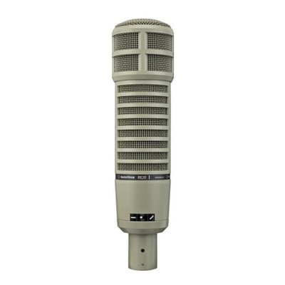 Electro-Voice RE20 Broadcast Announcer Microphone for Sound Engineering