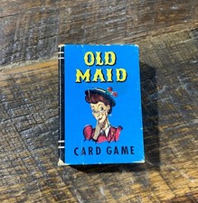 Vintage 1950s Whitman MINIATURE Old Maid Card Game No. 4117