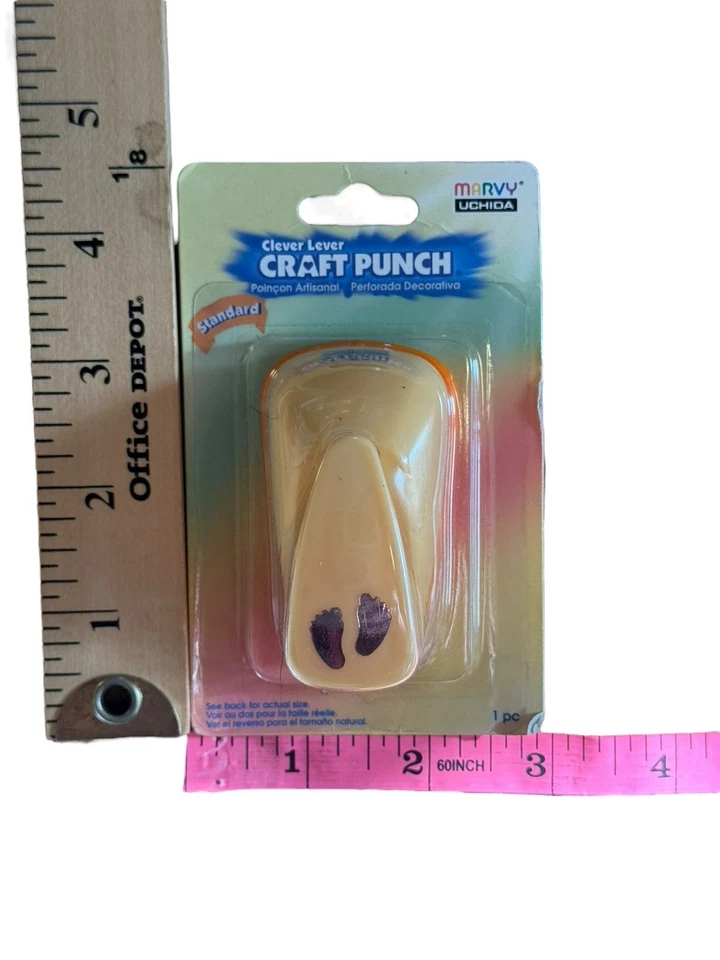 Lot Of 14 New And Preowned Paper Punches Craft Scrapbooking Border Lever Shapes - Image 4 of 4