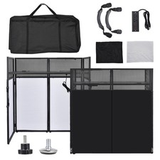 DJ Display Stand, DJ Event Booth Facade, Portable dj Facade Booth Table, dj Cont