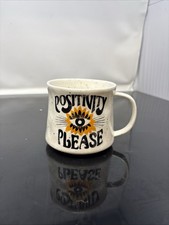 Anthropologie Positivity Please Cup Mug Speck...