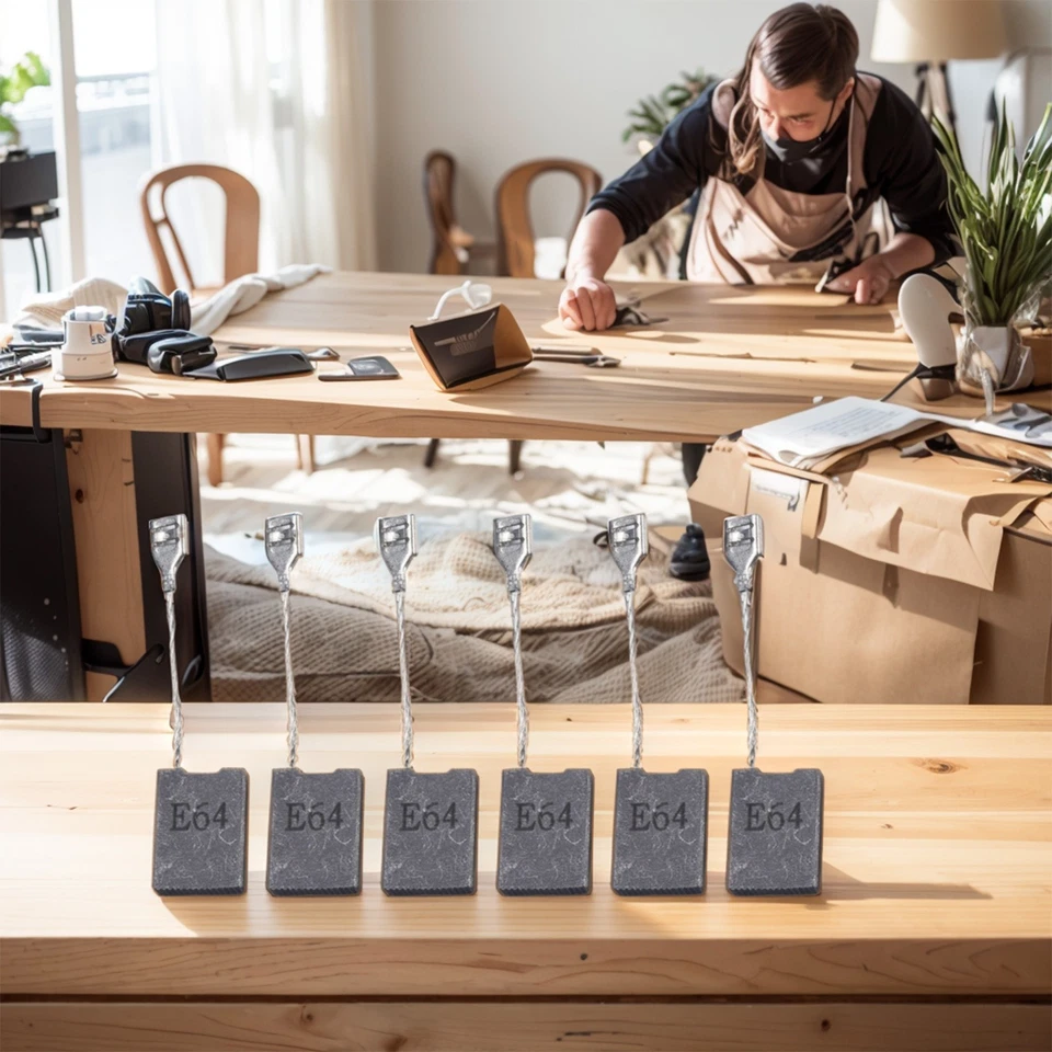 Kohlebürsten Set für Elektrowerkzeuge passend für Bosch Winkelschleifer GWS20 - Bild 3 von 4