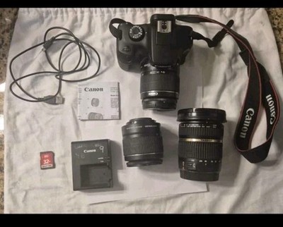 Canon EOS T100 DSLR - Great Condition + Ultra-Wide Lense + Extras