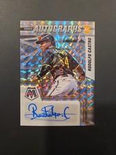 2022 Panini Mosaic Rookie Autographs Rodolfo Castro RAM-RO Mosaic Prizm (AU, RC)