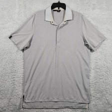 RLX Ralph Lauren Mens Large Striped Polo Shirt Short Sleeve Golf