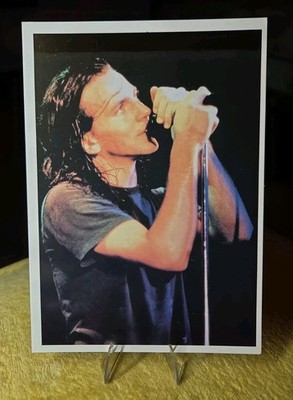Eddie Vedder Pearl Jam 90s Vintage Postcard 4x6 Print -Eddie Live