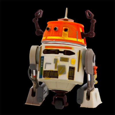 Chopper Droid Star Wars Action Figure 1:18 Scale LOOSE