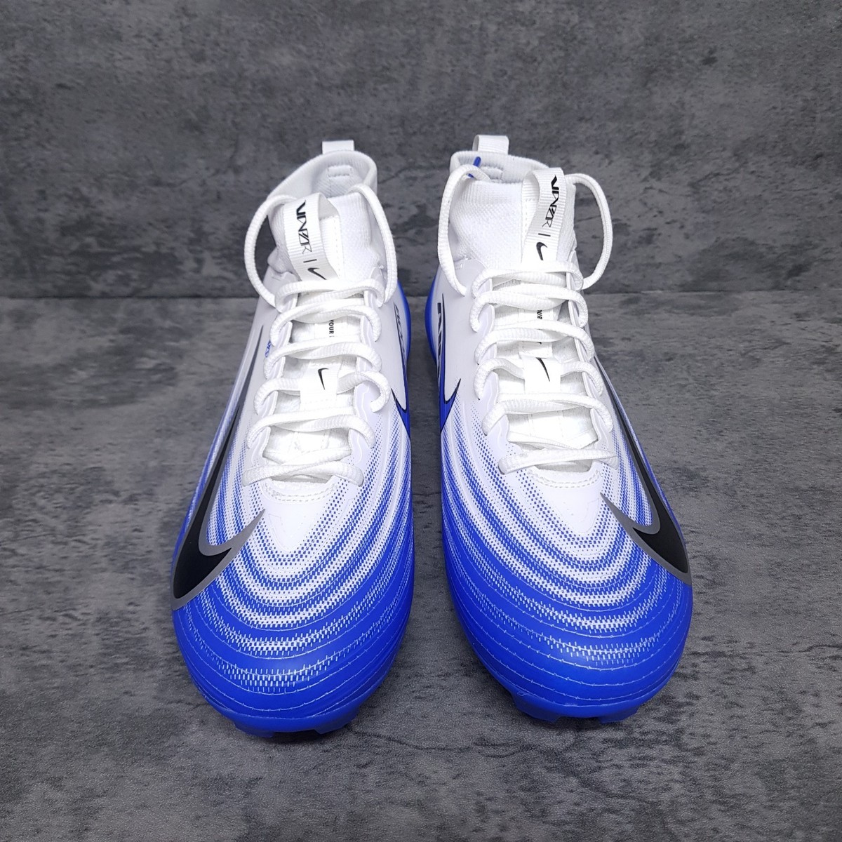 NIKE Zoom Air Vapor Pro 1 Football Cleats Mens 8 Womens 9.5 White