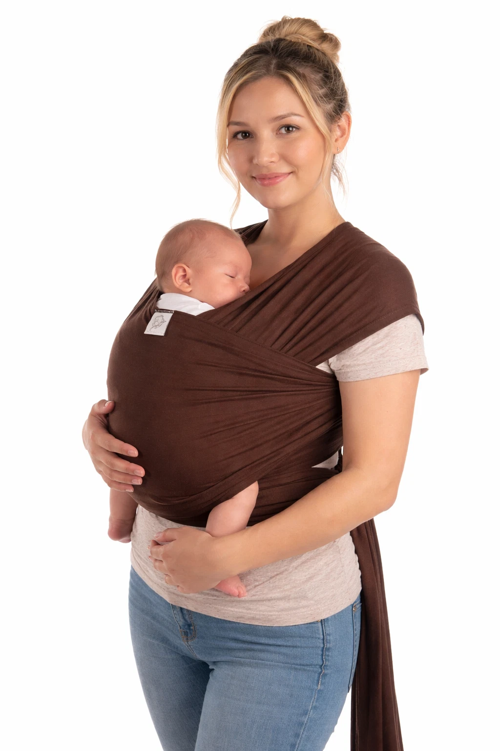 Baby Wrap Carrier for Newborns – Soft Stretchy Baby Sling for Infant Bonding & B
