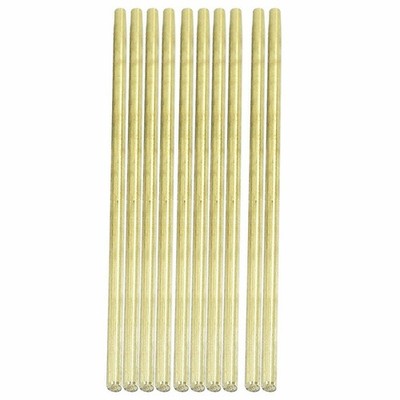 10Pcs New Brass 100mm x 3mm Round Rod Stock for RC Airplane Model P121C YL *hu
