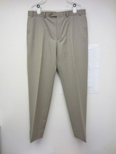 New 129.5 Brooks Brothers 346 Madison Fit Pants 38x30 Tan Flat Front Wool