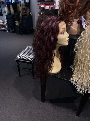 Wavy Burgundy Wig