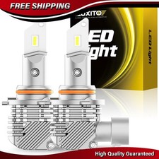 AUXITO Real 1:1 9005 HB3 LED Headlight High Beam Bulbs Super Bright 6000K White