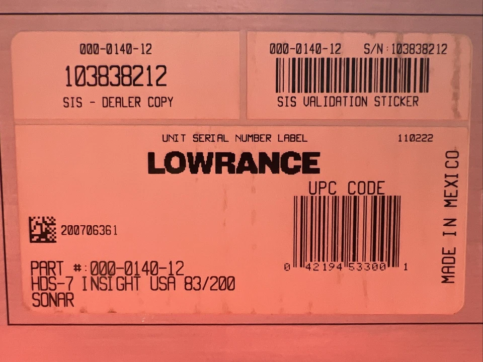 Lowrance HDS Fishing Bundle HDS-7 + StructureScan Package - NEW UNOPENED - Image 3 of 4