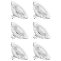 6 X Led Strahler Glas Reflektor QPAR111 6,5W GU10 465Lm Warmweiß 2700K Flood 24°