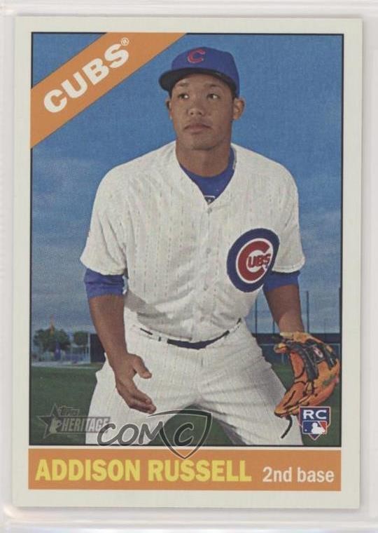 2015 Topps Heritage High Number Short Print Addison Russell #718 1u6