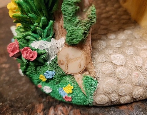 Vtg Easter Jubilee Sculpture Jaimy Easter Egg Tree House - Picture 10 of 15