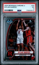 2024 BOWMAN CHROME UNIVERSITY #22 DYLAN HARPER PSA 5