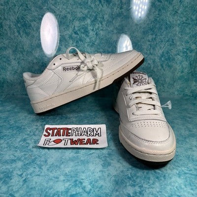 Reebok Club C 85 Vintage Men s Beige Brown Leather Low Top Retro  Shoes Size 8