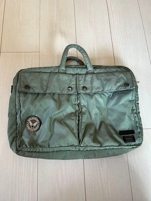 Porter×Buzz Rickson's Tanker Bag 20cm Gebraucht Sammlerstück aus Japan