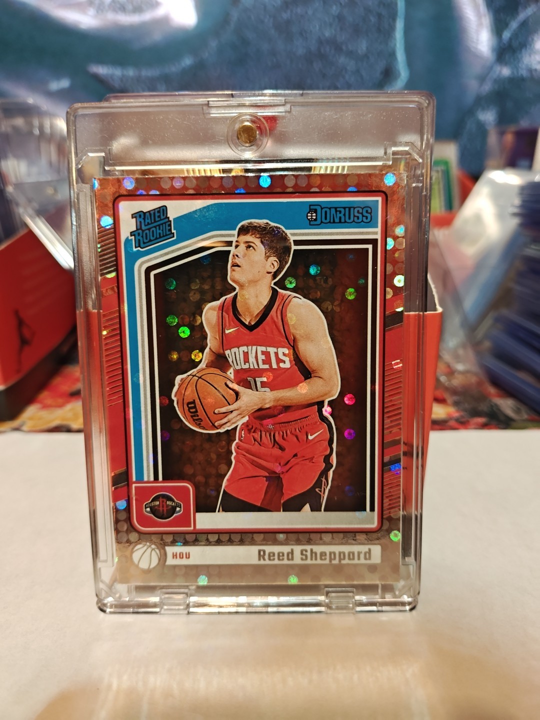 Reed Sheppard — Rated Rookie Disco #202 | 2024-25 Panini Donruss Basketball (RC)