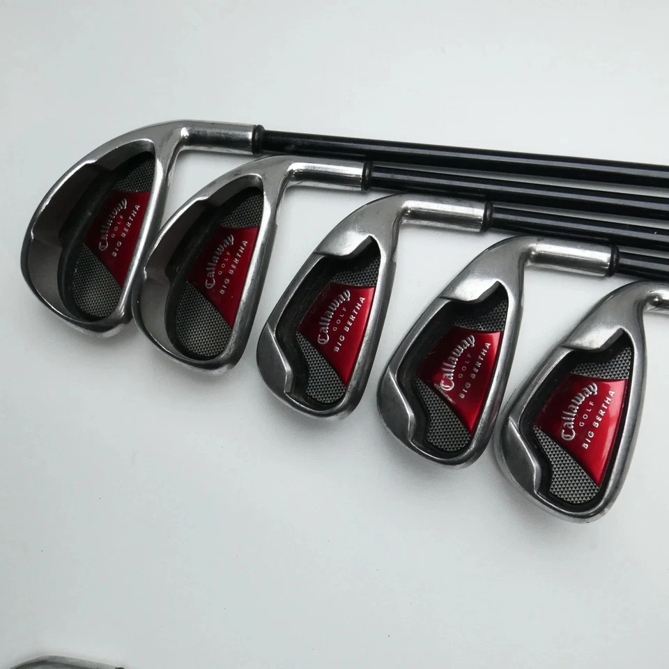 Used Callaway Big Bertha 2006 Iron Set / 4 - SW + AW + LW / Regular Flex - Image 4 of 4