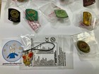 Pokemon League Sinnoh Gym Badges, Fennekin Key Chain, Trainer Tower pin, 12set — photo 9