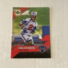 2019 Parkside Major Lacrosse League MLL card CHALLEN ROGERS 86