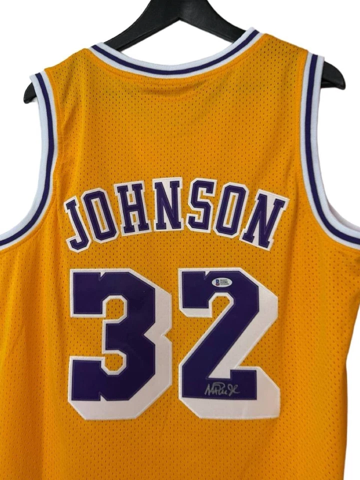 Magic Johnson Jersey Hand Signed Autographed BAS COA - Image 4 of 4