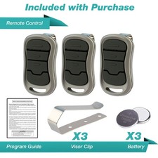 3x For Genie Garage Door Remote Intellicode G3T-BX G3T-R 1997-Current 