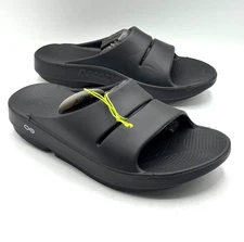 OOFOS OOahh Unisex Black US Men's 8 Women’s 10 / EUR 41