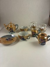 Vintage Peach Lusterware Child's Tea Set, 1930s, Good Condition, Japan  2
