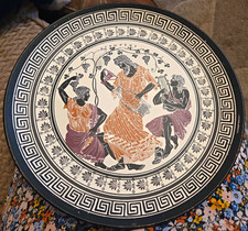 ADIS HAND MADE IN Greece Theme Round Ceramic Wall Mounted
