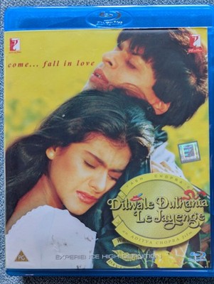 Dilwale Dulhania Le Jayenge Official Bollywood Blu-Ray with Subtitles Rare/VG
