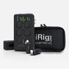 IK Multimedia Irig Pro Quattro I/O Portable audio MIDI interface 4 in / 2 out JP