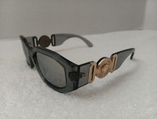 Versace 4361 311 6G 3N silver mirrored clear grey hexagon sunglasses FRAMES ONLY
