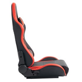 Marada Racing Seat PU Leather Red With Double Lock Slip For Racing Wheel Stand