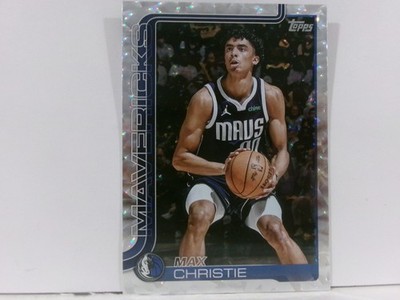 2025-26 Topps Basketball Flagship MAX CHRISTIE CRACKLEBOARD Parallel #174