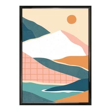 20x28 Rounded Black Poster Picture Frame