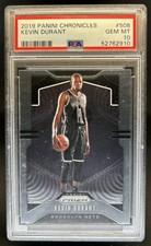 2019-20 Chronicles Kevin Durant Prizm Update #508 Nets PSA 10 GEM MINT