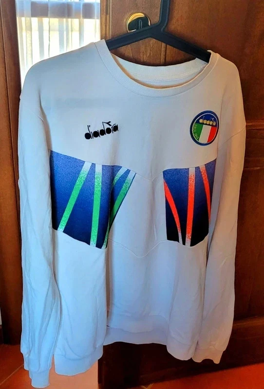 Maillot Vintage Diadora Italia 90 - Nazionale Italia - Taille L (veste S) - Collection