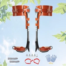 Adjustable 45# Steel Tree Climbing Spikes Set, Logging & Fruit Picking Gear